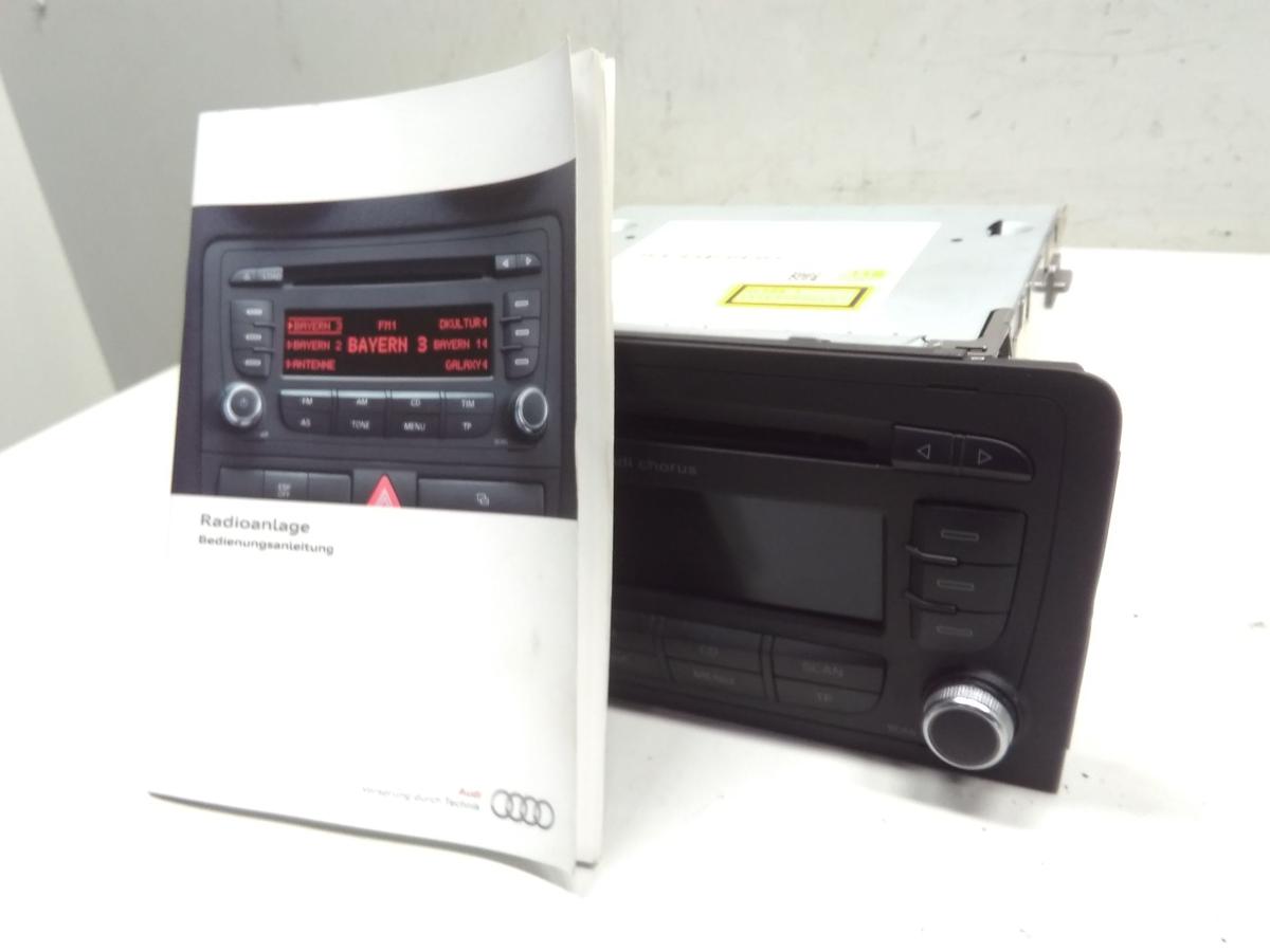 Audi A3 8P Facelift original Radio Chorus EU AB-2 8P0035152F Bj.2013