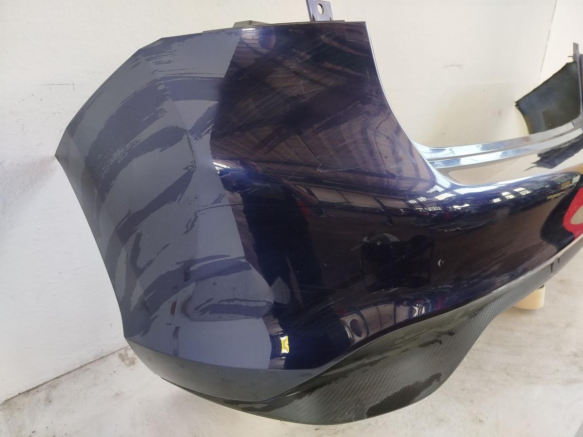 Nissan Pulsar C13M Stoßfänger hinten Stoßstange ohne PDC RBR Blue Perl Schaden