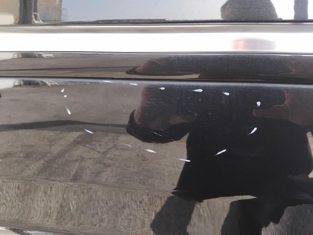 VW Phaeton GP1 T&uuml;r hinten links tarantellaschwarzmetallic LR9V BJ2007