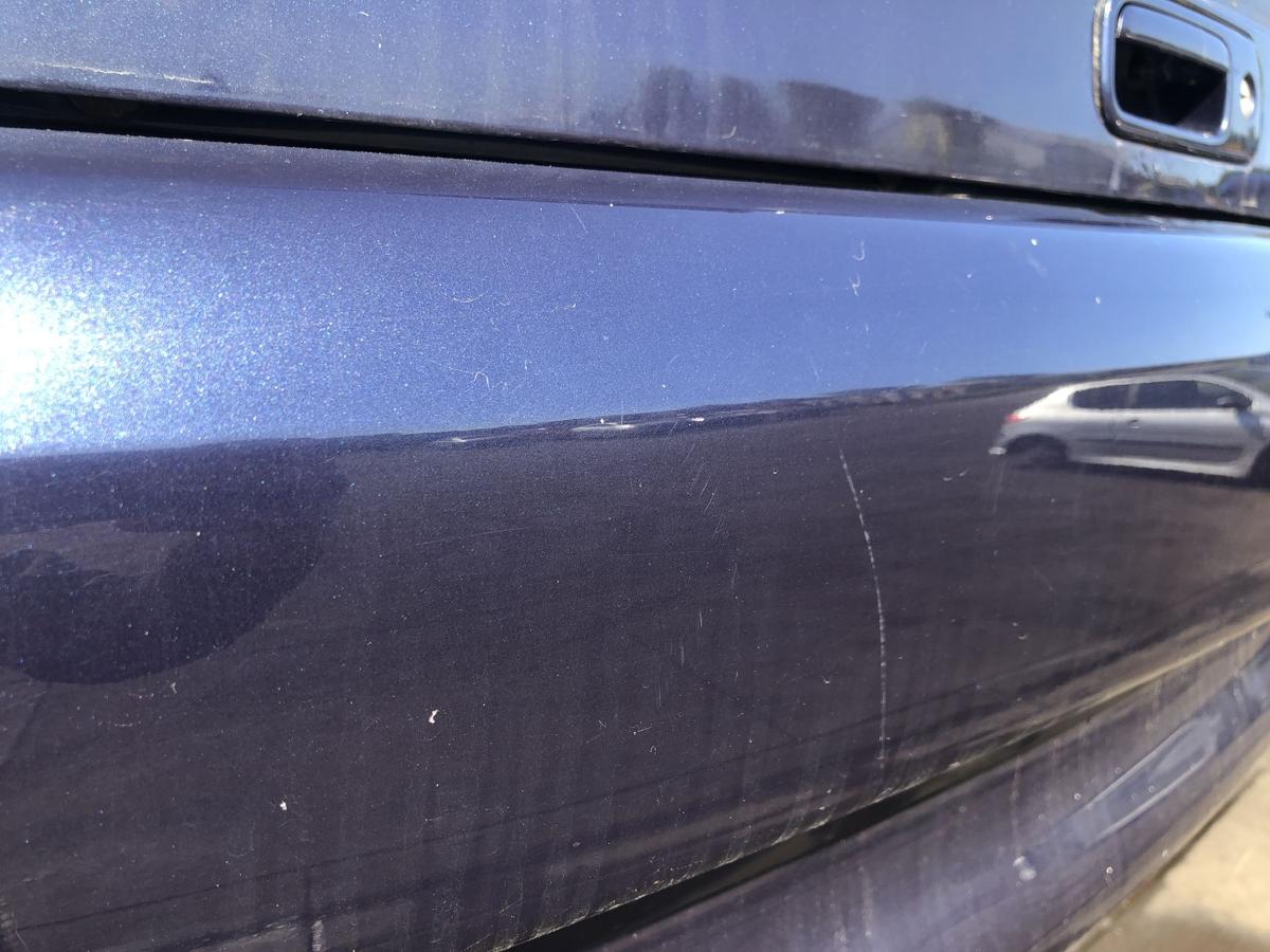 VW Polo 6N1 original Stoßstange Fänger hinten/Heck Oberteil N5Y Windsorblau Bj97
