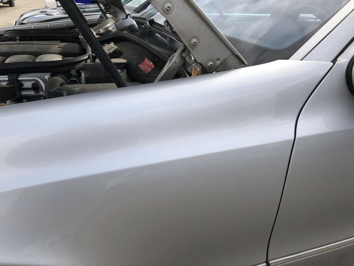 Mercedes E Klasse W211 Kotfl&uuml;gel vorn links Fahrerseite 744 Brillantsilber Met