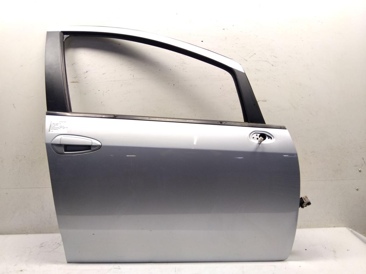 Fiat Grande Punto 199 T&uuml;r vorn rechts Beifahrert&uuml;r 5-T&uuml;rer BJ2009 589/A Grigio Argento Vivo Metallic