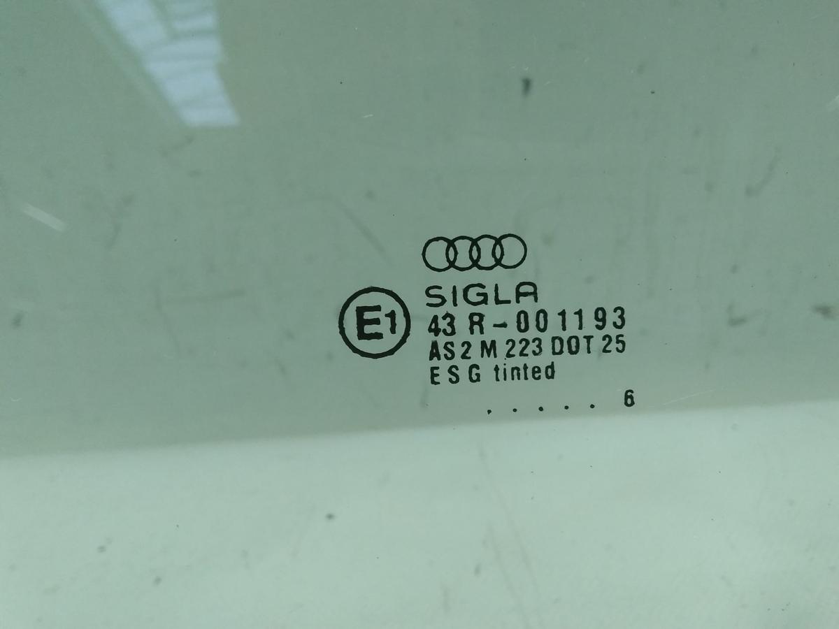 Audi A4 B5 8D original Türscheibe vorn links grüncolor BJ1996