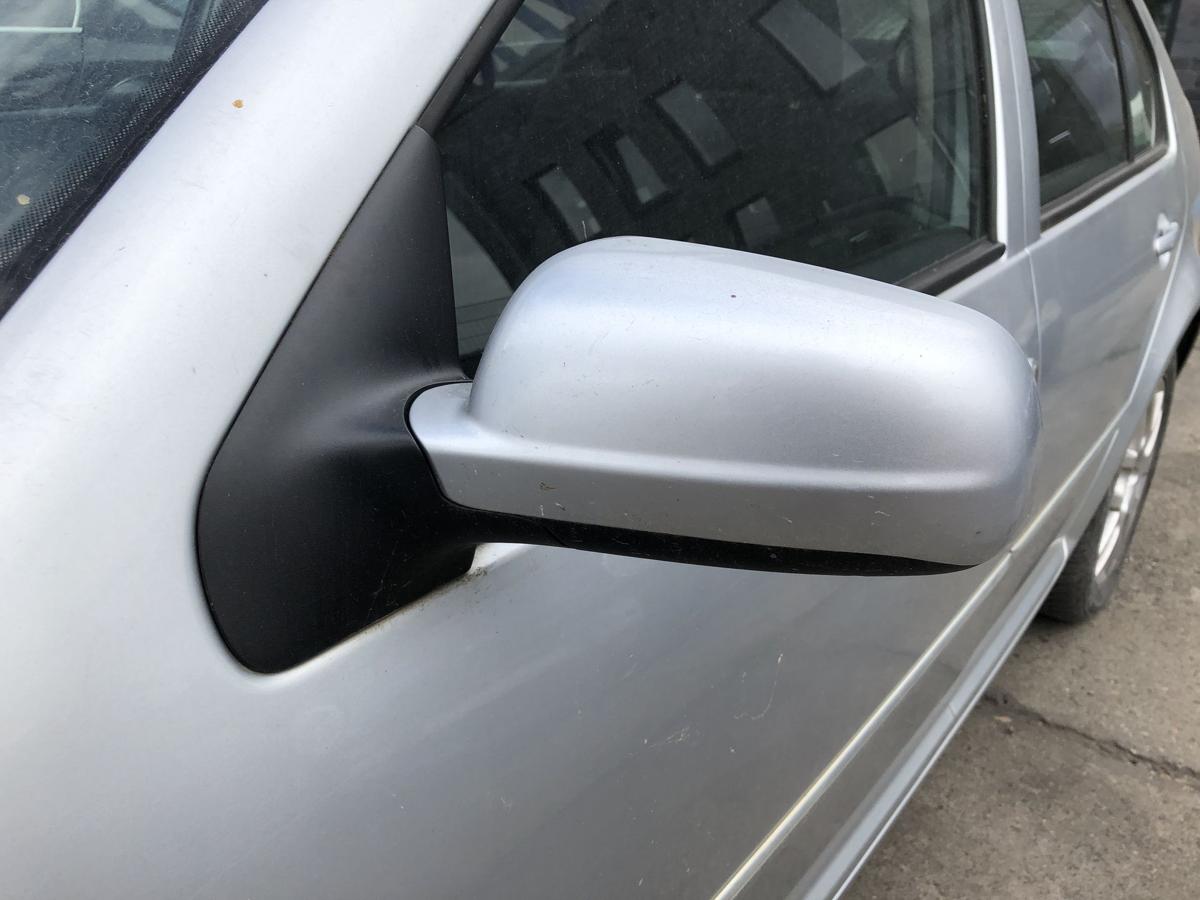 VW Bora 1J Golf 4 Au&szlig;enspiegel links Spiegel elektrisch LA7W Reflexsilber