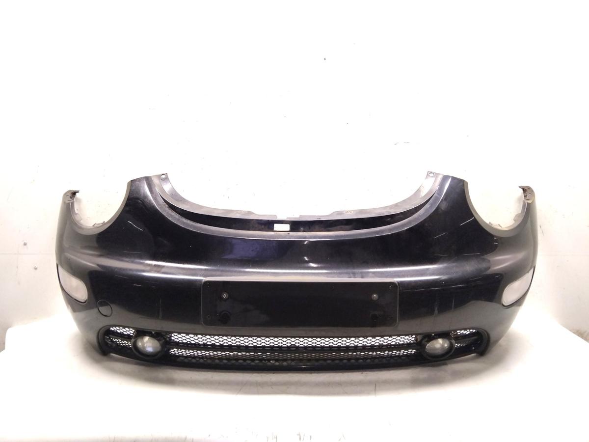 VW New Beetle 1C 9C orig.Sto&szlig;f&auml;nger Sto&szlig;stange vorn BJ2005 L041 brillantschwarz