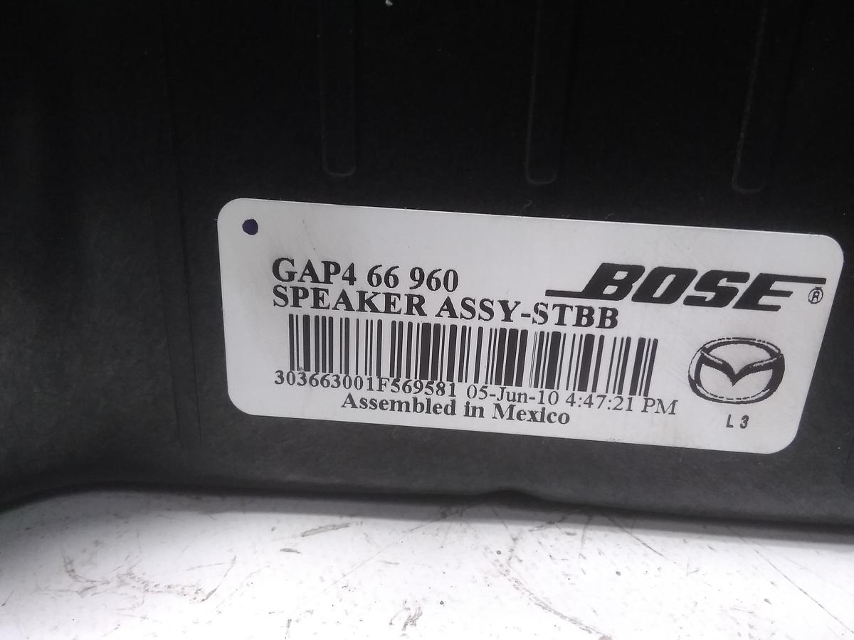 Mazda 3 BL original Bose Subwoofer Lautsprecher GAP466960 Bj.2011