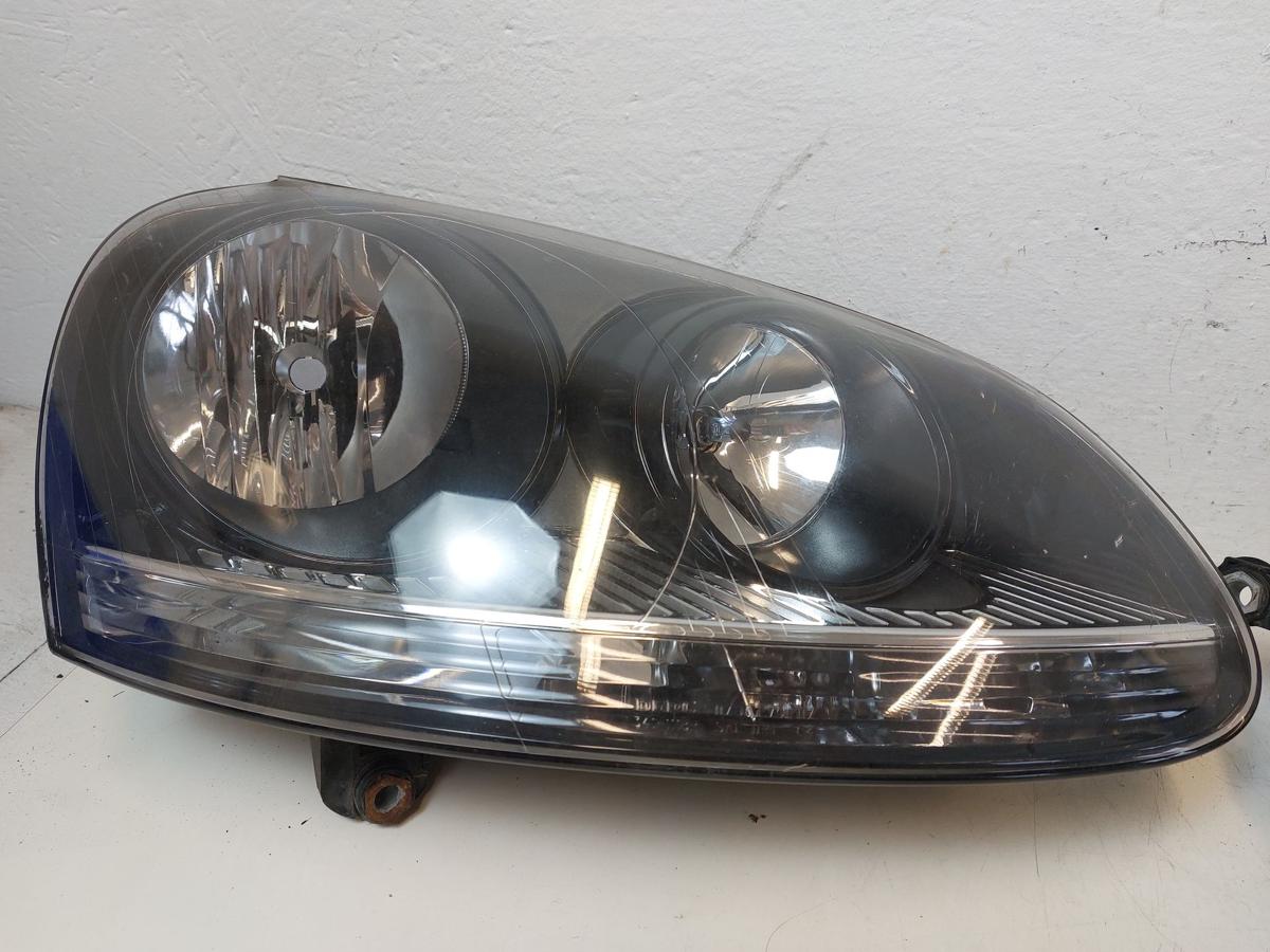 VW Golf 5 V 1K Satz Scheinwerfer vorn links rechts DEPO Zubeh&ouml;r dunkle Version