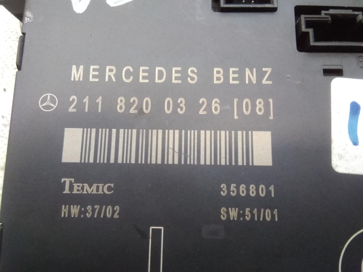 Mercedes E Klasse 211 original Türsteuergerät vorn links A2118200326 Bj2003