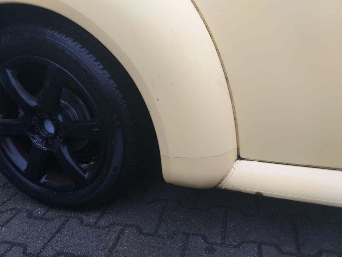 VW New Beetle original Kotflügel hinten rechts LD1B-Gelb Bj.2000