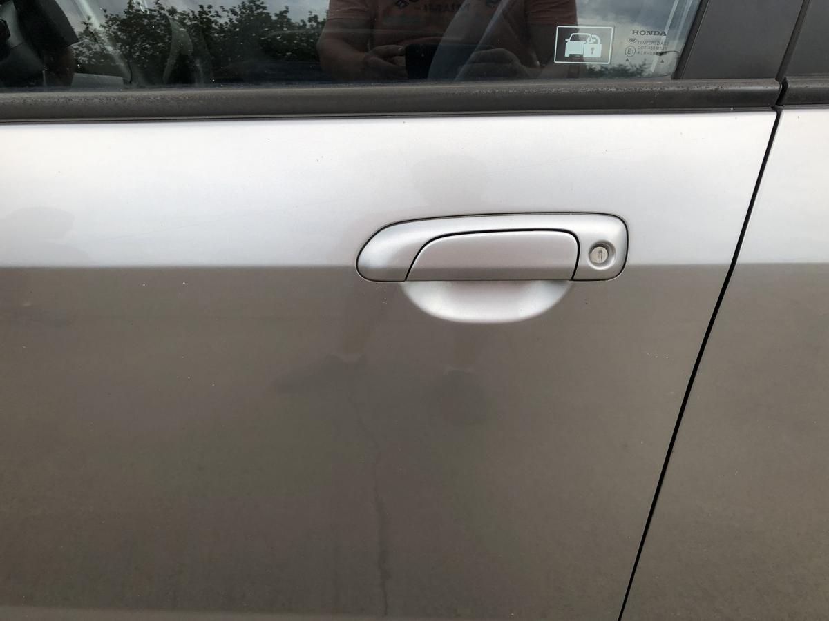 Honda Jazz Typ GD T&uuml;r vorn links Fahrert&uuml;r im Rohbau NH642M Storm silver