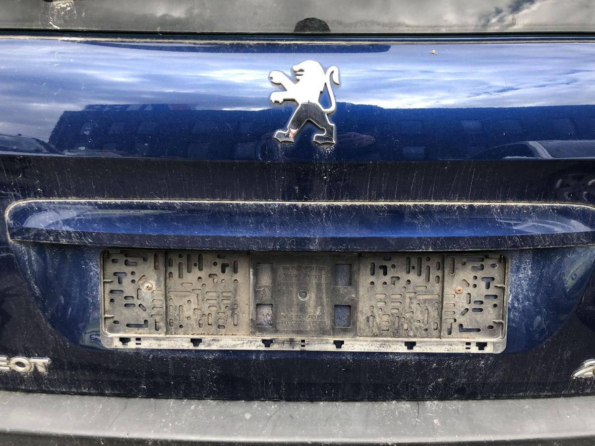 Peugeot 207SW Heckklappe ohne Heckscheibe im Rohbau KPL Montebello blau