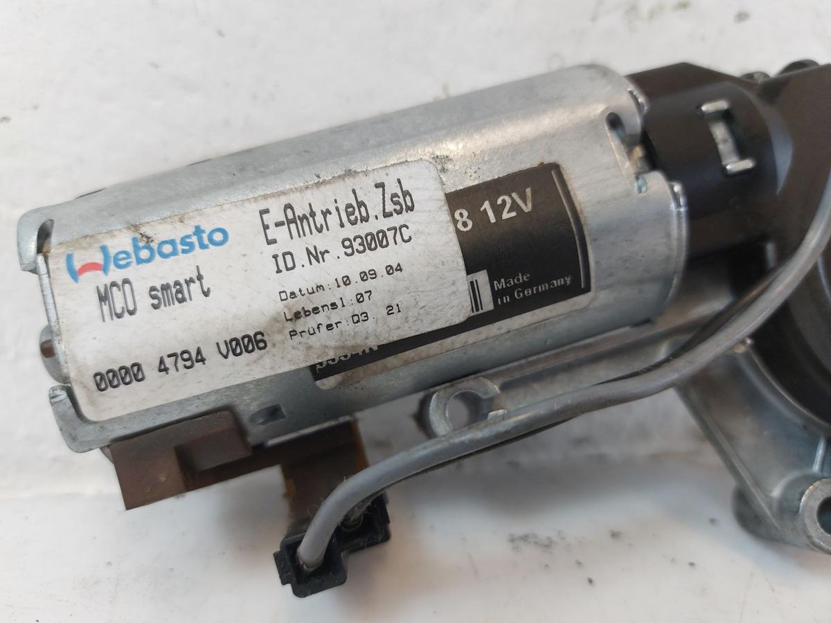 Smart 450 Cabrio Verdeckmotor Motor Verdeck Dachmotor Cabrio Webasto