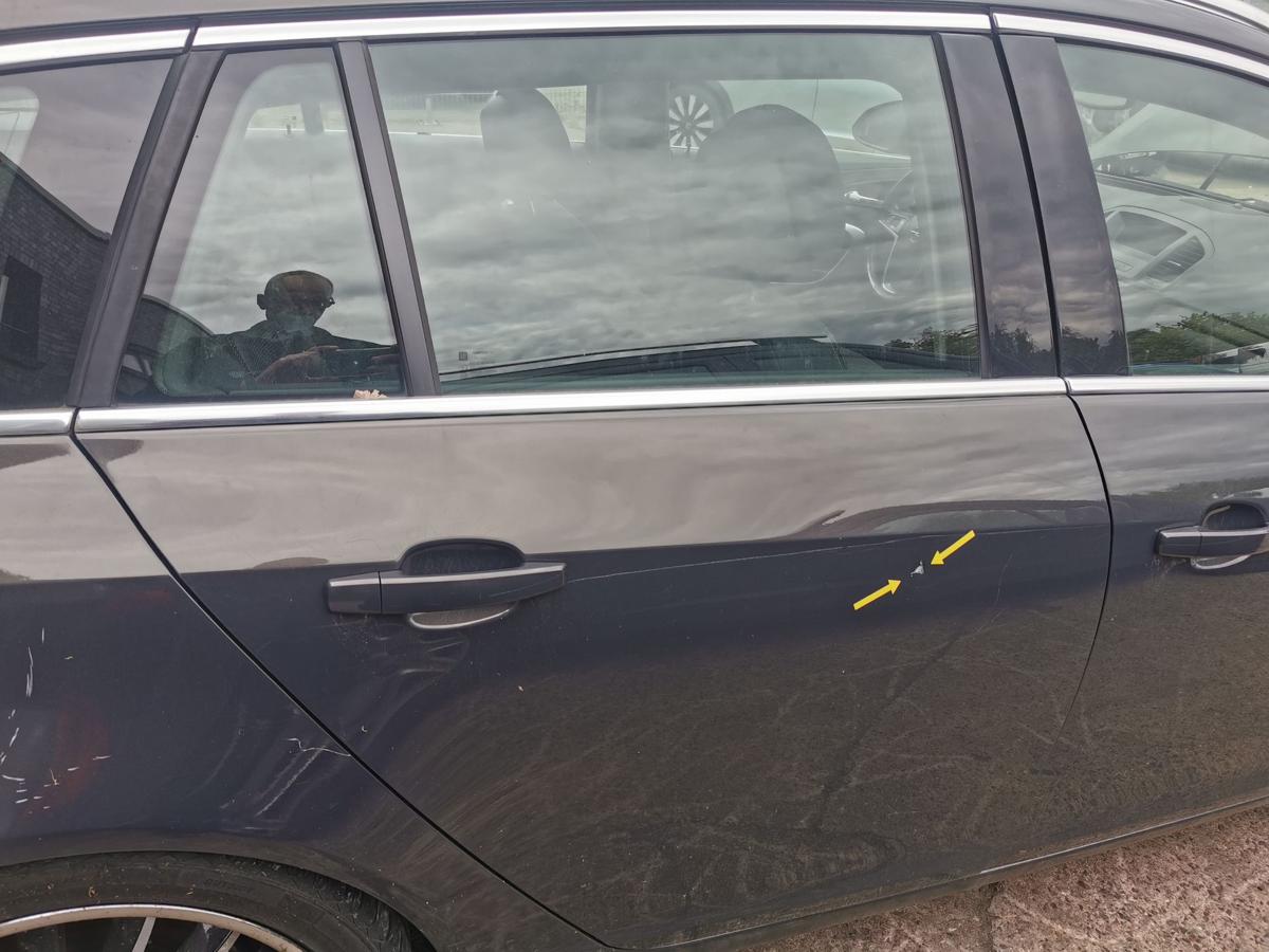 Opel Insignia A Tourer Tür Autotür Rohbau hinten rechts GWH Phantom Grey DELLE