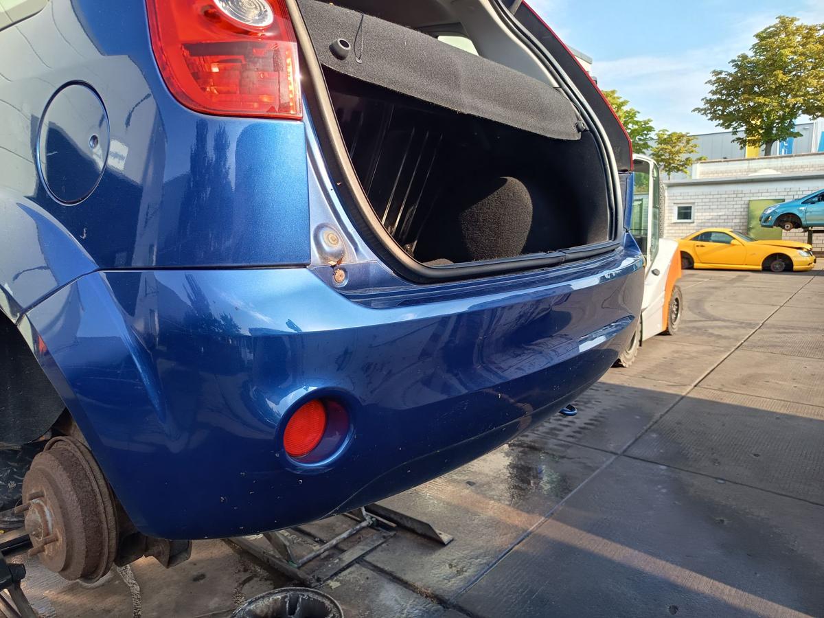 Ford Fiesta VI JH1 Sto&szlig;stange F&auml;nger hinten Heck Facelift C-Burmablau Bj 2007