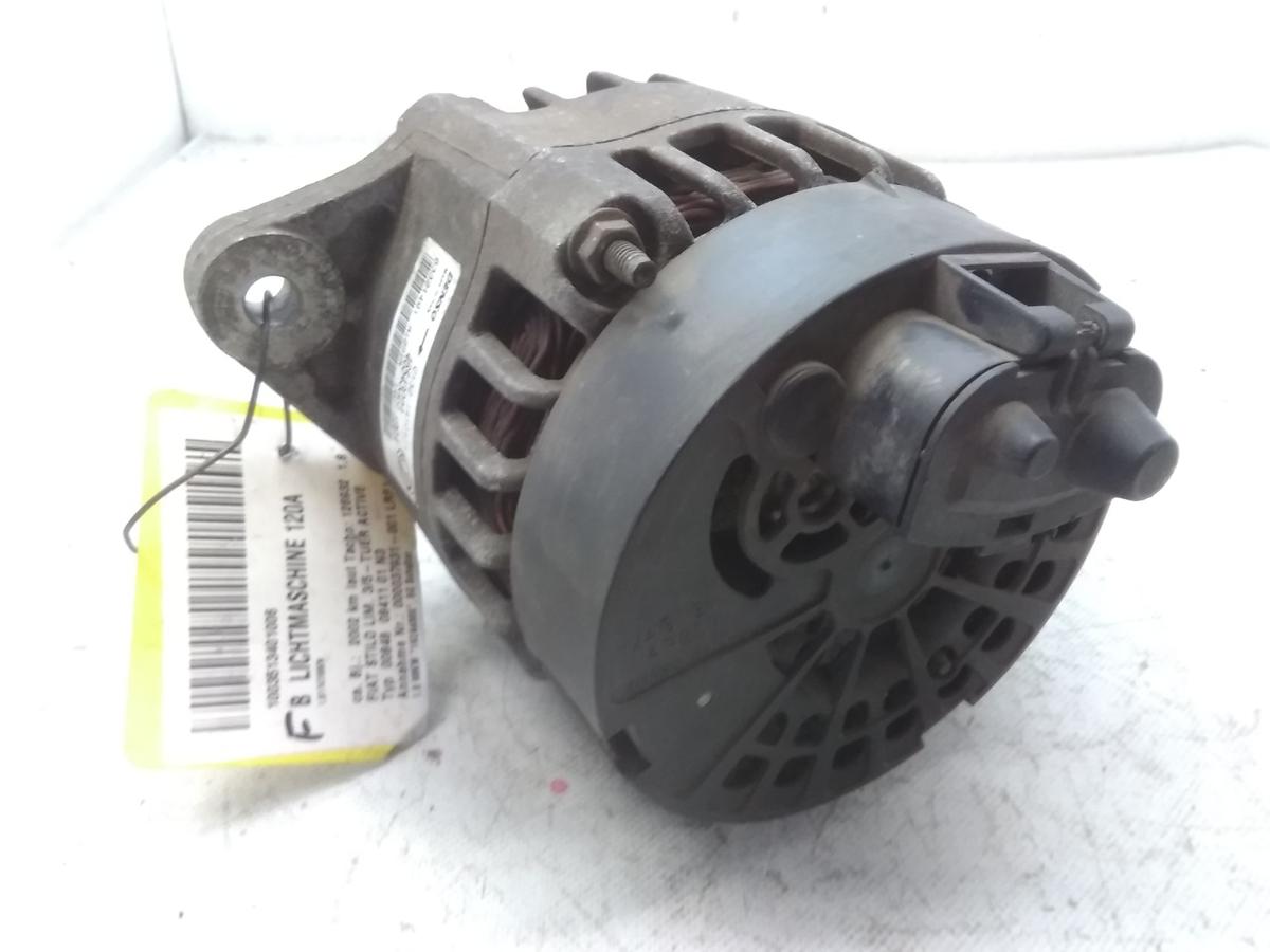 Fiat Stilo 192 BJ2002 Lichtmaschine 120A 1.8 98kw 46543023 Denso 63321491