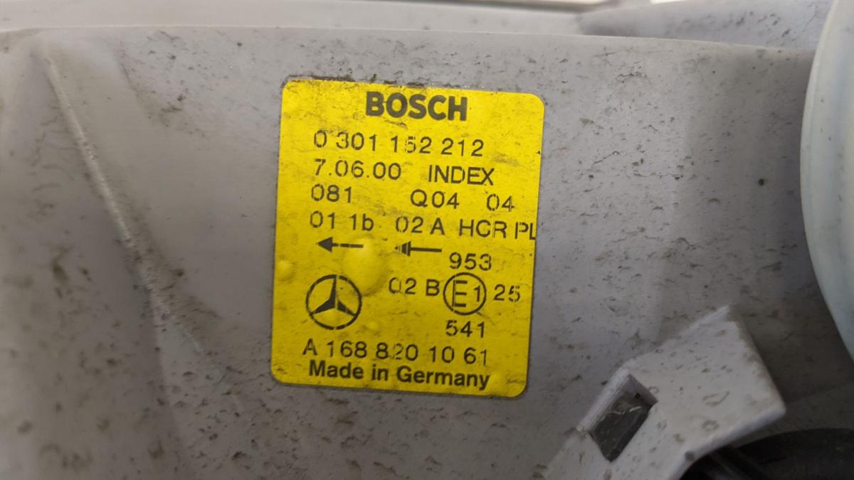 Mercedes A Klasse W168 Scheinwerfer Hauptscheinwerfer Lampe vorn rechts bis Bj01