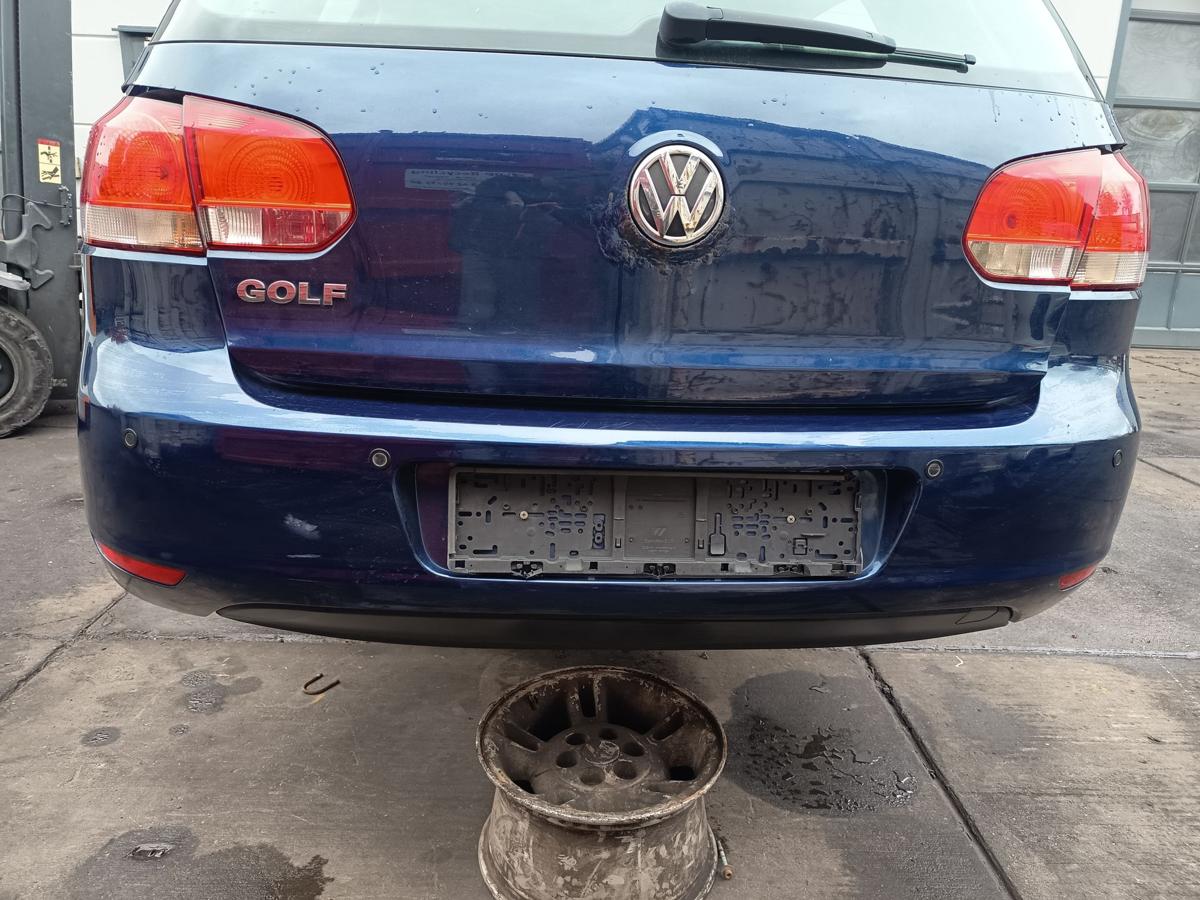 VW Golf VI 6 Limo orig Stoßstange hinten Stoßfänger PDC LD5Q Blau Bj 2009