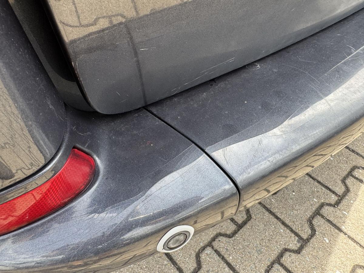 Peugeot 807 original Sto&szlig;stange Stossf&auml;nger hinten EYJ Aster Grau Metallic Bj.2013