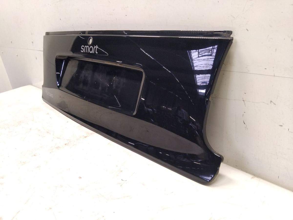 Smart 450 City Coupe Fortwo Beplankung Heckklappe unten EA4 Jack Black BJ2007