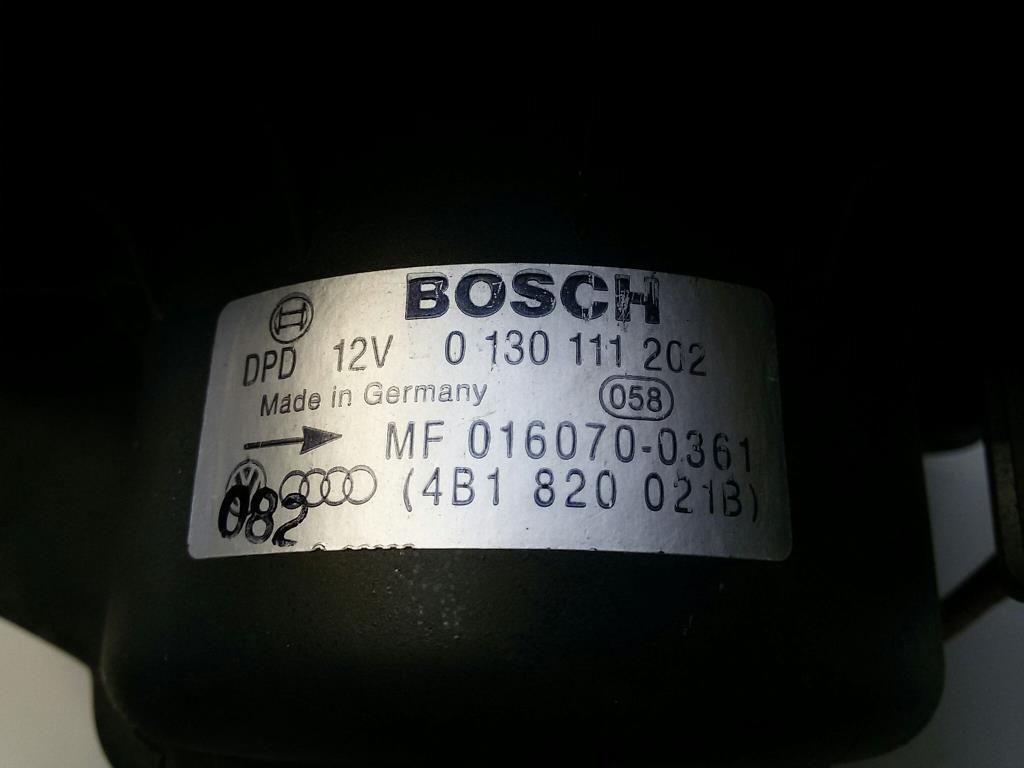 Audi A6 C5 4B Gebläsemotor 4B1820021B 0130111202 BOSCH BJ2000