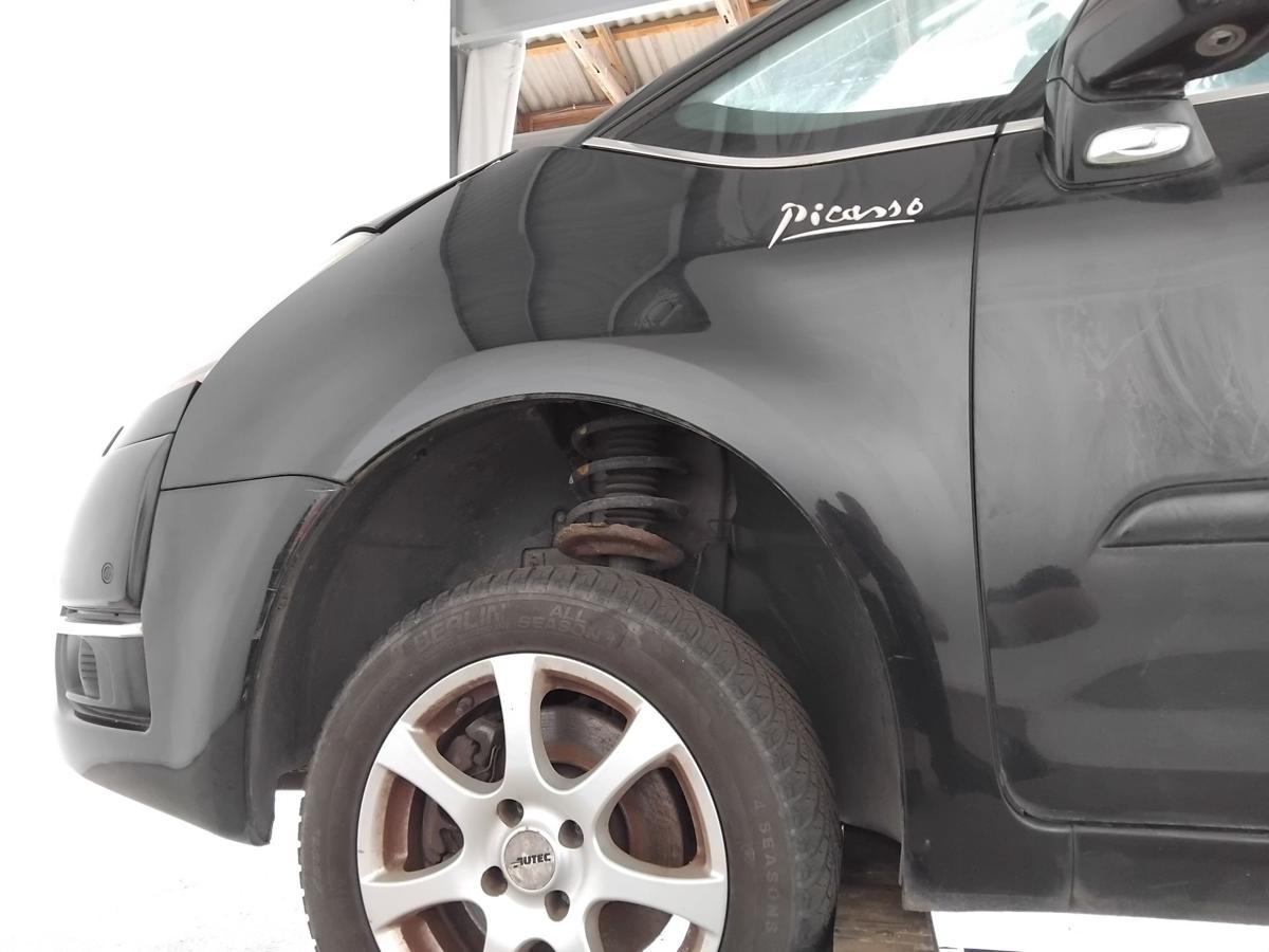 Citroen C4 Grand Picasso 1 original Kotfl&uuml;gel vorn links EXY Onyx Schwarz BJ2007