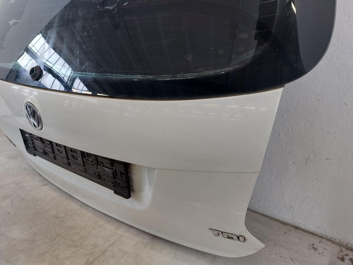 VW Golf 5 1KM Variant Heckklappe mit Heckscheibe Kombi LR9A weiss ROST