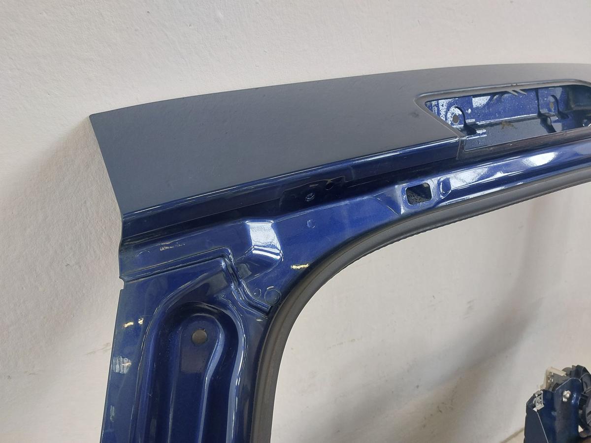 Peugeot 207SW Heckklappe ohne Heckscheibe im Rohbau KPL Montebello blau