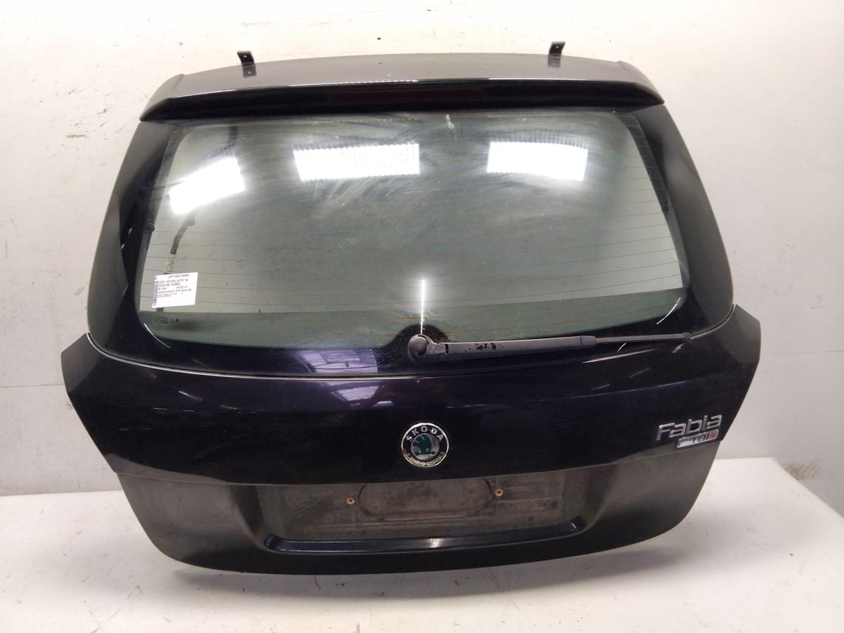 Skoda Fabia 2 Kombi 5J Heckklappe schwarzmetallic 9910 mit Heckscheibe Bj.2008