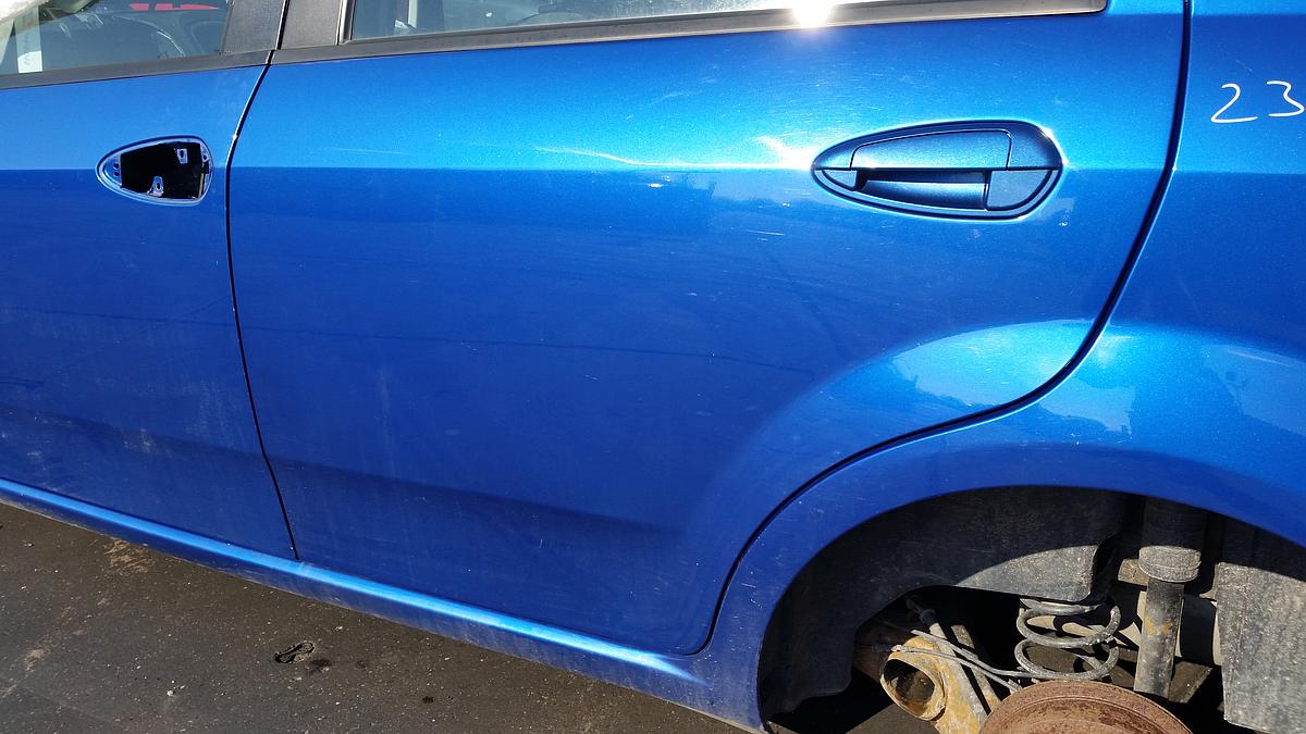 Fiat Punto 199 orig Tür hinten links 494B Jazz Blau 5trg Facelift Bj 2012