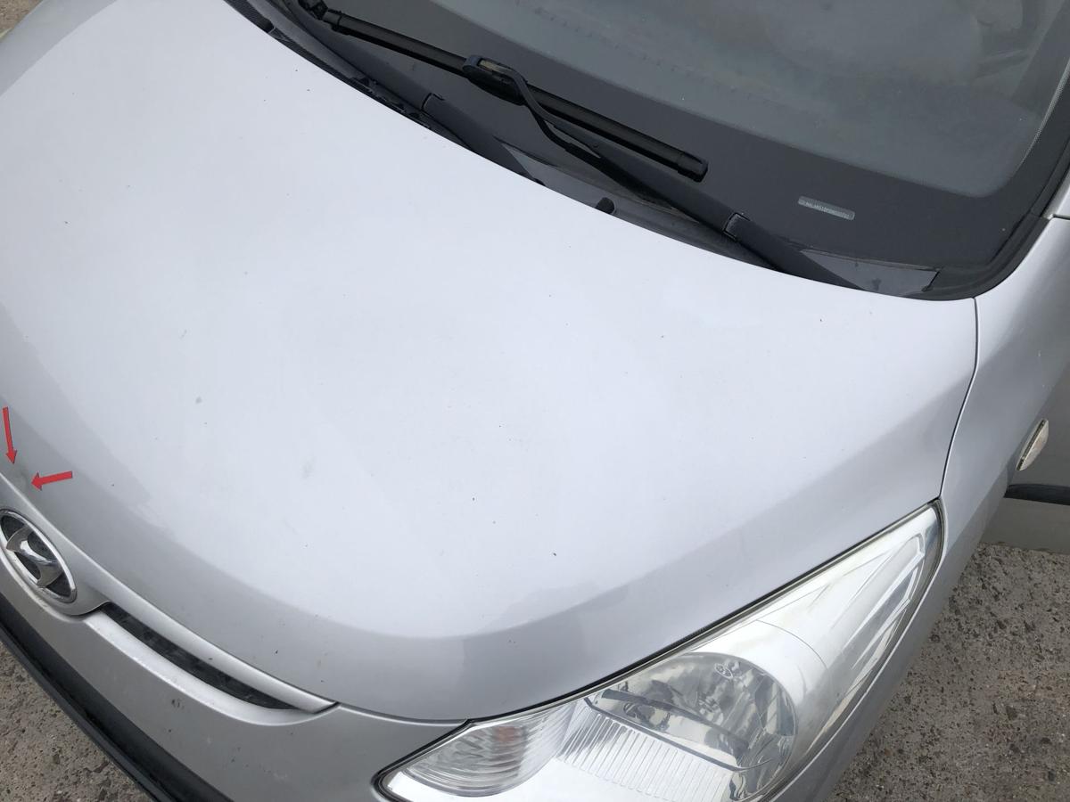 Hyundai i10 PA Motorhaube Haube Klappe Deckel vorn HD Sleek Silver Metallic