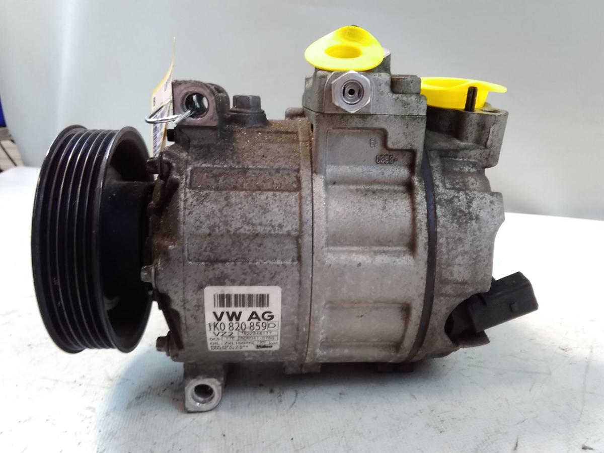 Audi A3 8P original Klimakompressor 1K0820859D Valeo 1.6 75kw BSE BJ2007