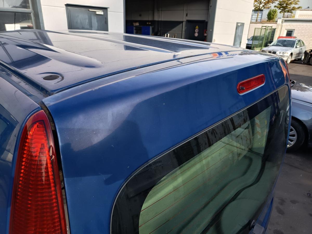 Renault Kangoo II original Heckklappe mit Scheibe KMOD Seladonblau Bj 2008