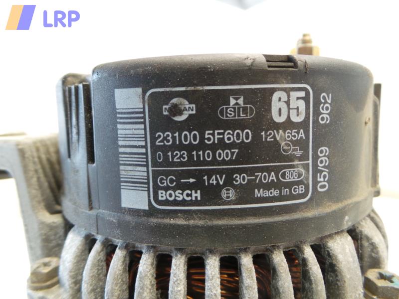 Nissan Micra K11 BJ1999 Lichtmaschine Generator 0123110007 BOSCH