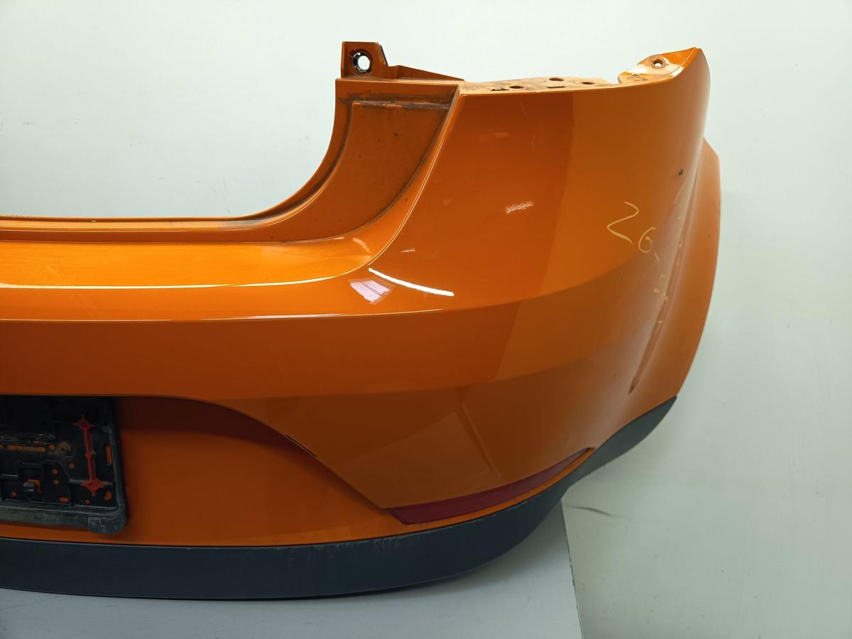 Seat Ibiza 6J 3t&uuml;rer original Sto&szlig;f&auml;nger Stange hinten Heck P2C Orange Bj 2009