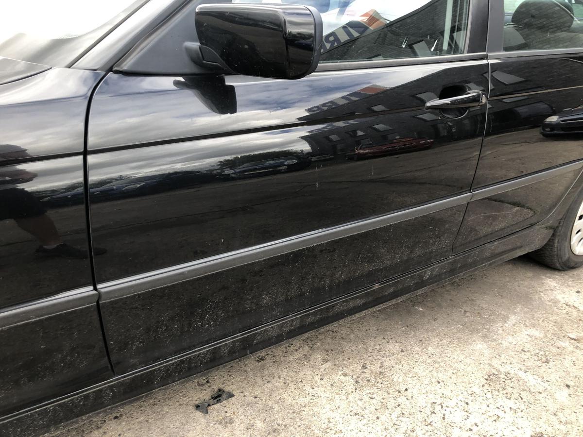 BMW 3er E46 Facelift T&uuml;r vorn links Fahrert&uuml;r im Rohbau 475/9 Black Saphir Met