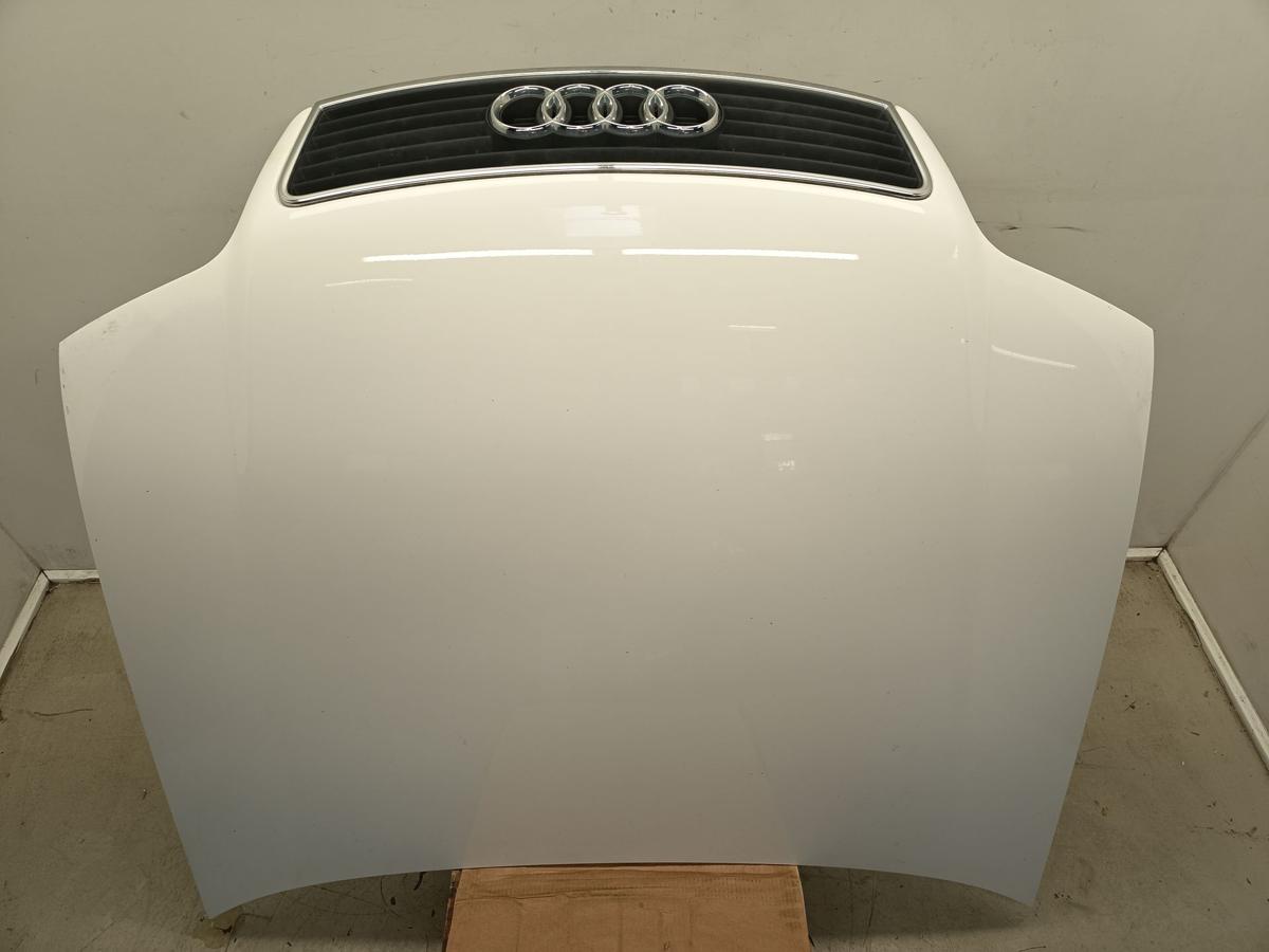 Audi A6 4B original Motorhaube Deckel vorne LY9H Polarwei&szlig; Baujahr 2002