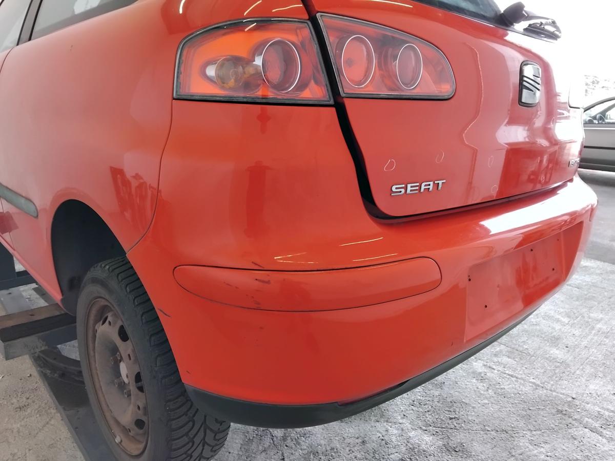 Seat Ibiza III 6L original Stossfänger Stoßstange hinten flashrot LP3G BJ2002