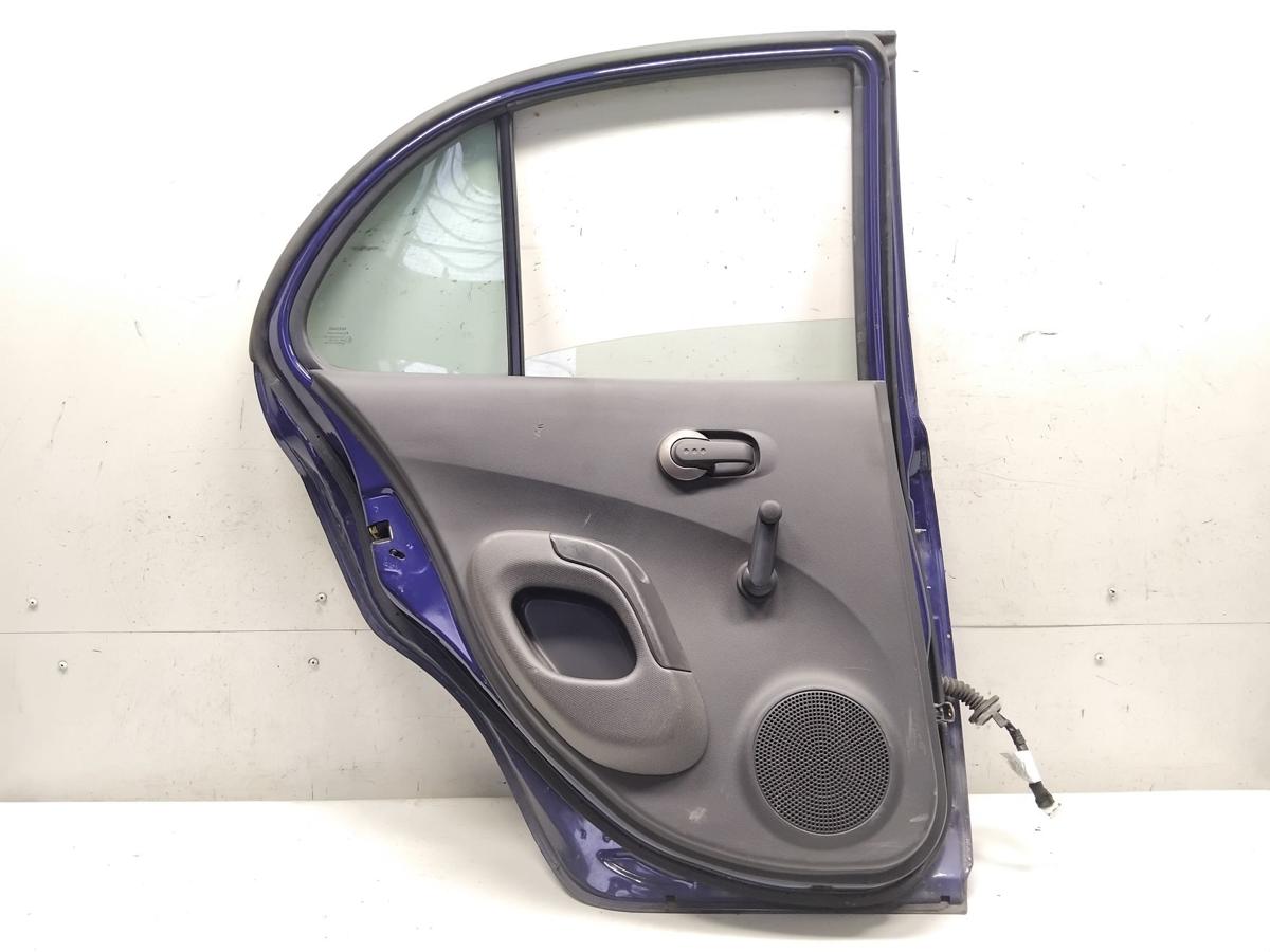 Nissan Micra K12 original T&uuml;r hinten links BW6 Dark Blue Metallic BJ2003