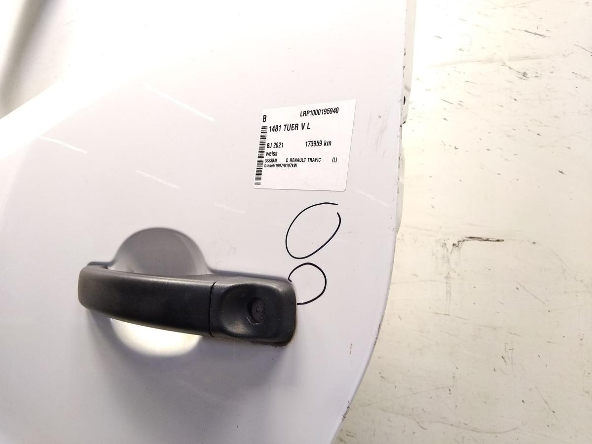 Renault Trafic 3 Tür vorn links Fahrertür weiss Bj.2021