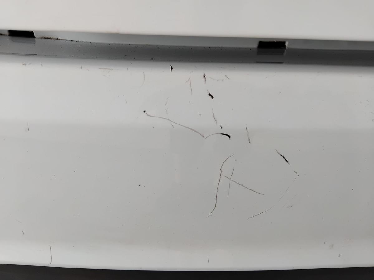 Ford Fiesta JA8 CCN 2013-2017 original Sto&szlig;f&auml;nger Sto&szlig;stange hinten frostwei&szlig;