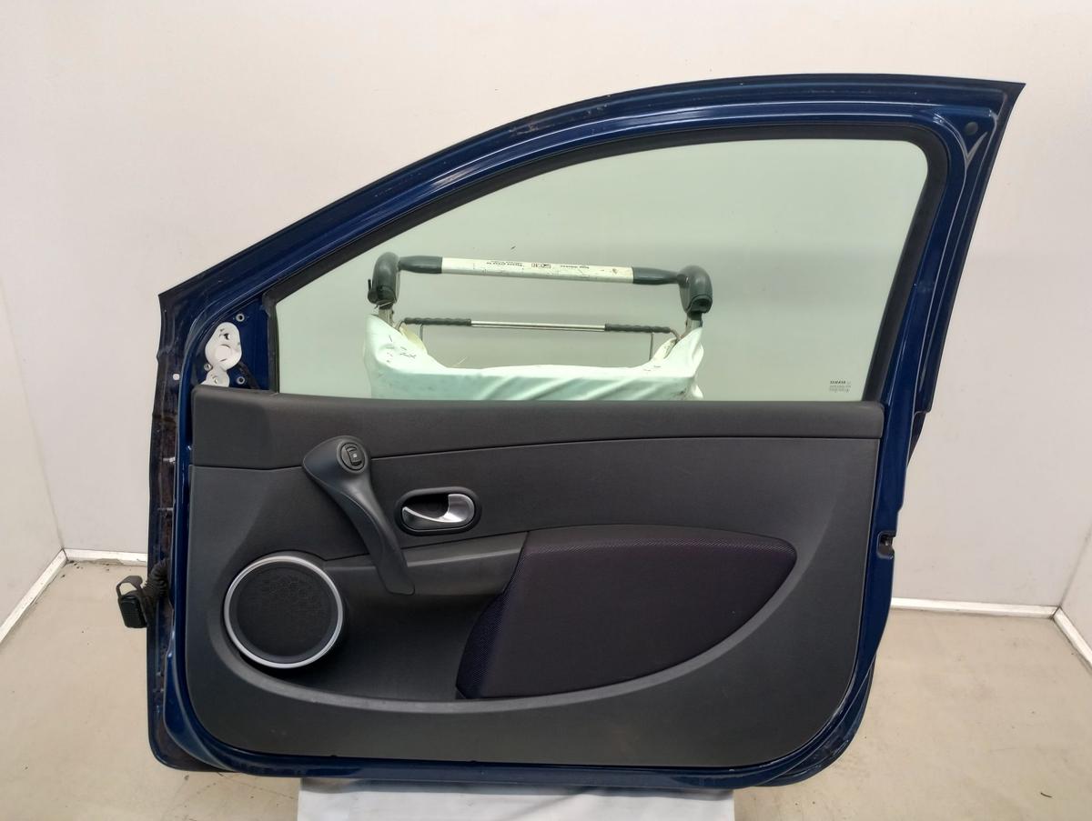 Renault Clio III Tür vorn rechts Beifahrertür 3-türig BJ2006 NV432 blau