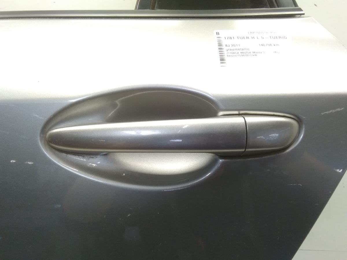 Mazda 3 BL Tür hinten links graumetallic 5-Türer Bj.2011