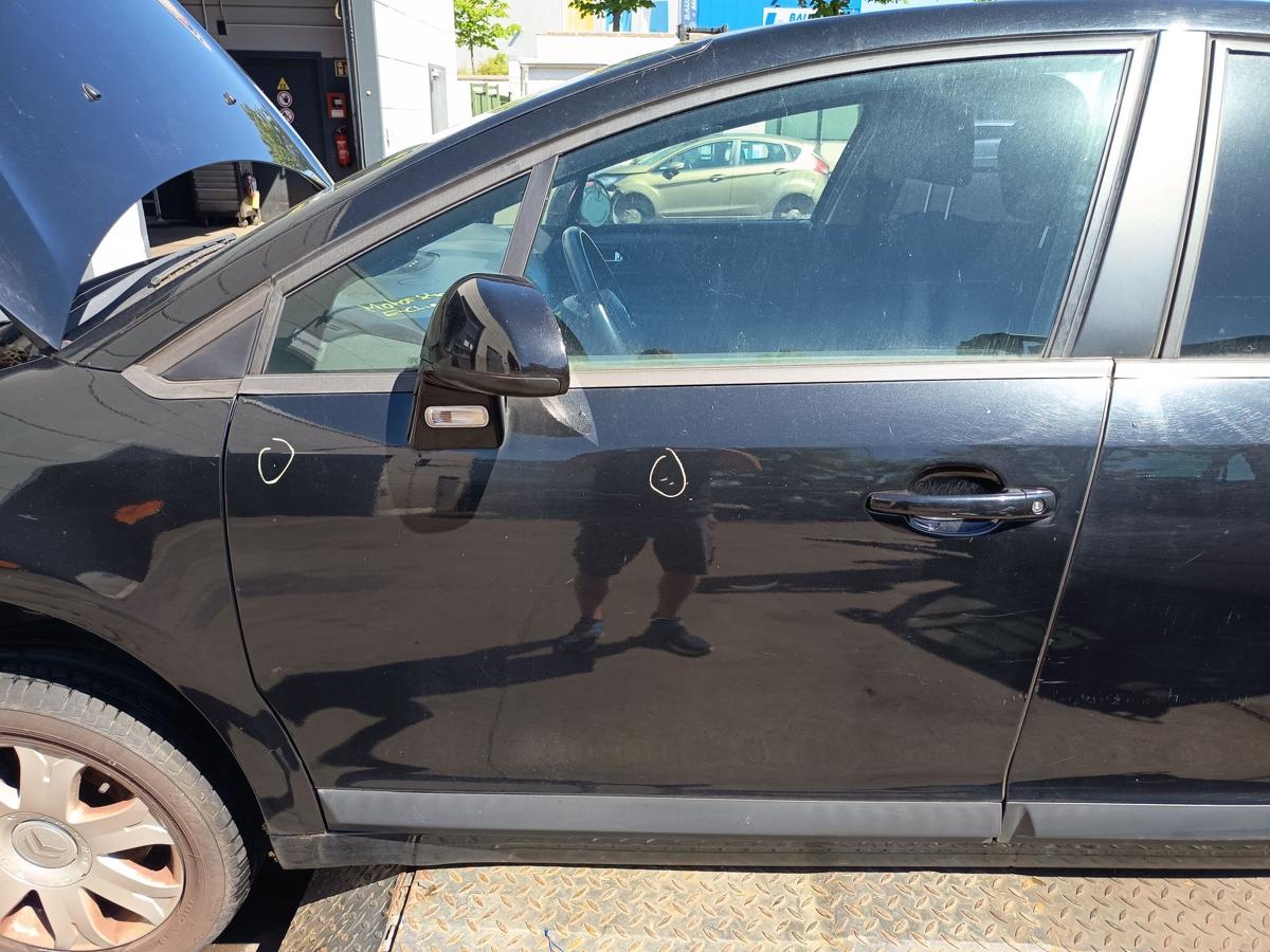 Citroen C4 5t&uuml;rig original T&uuml;r vorn links Fahrer Rohbau KTV Perla Nera Bj 2009