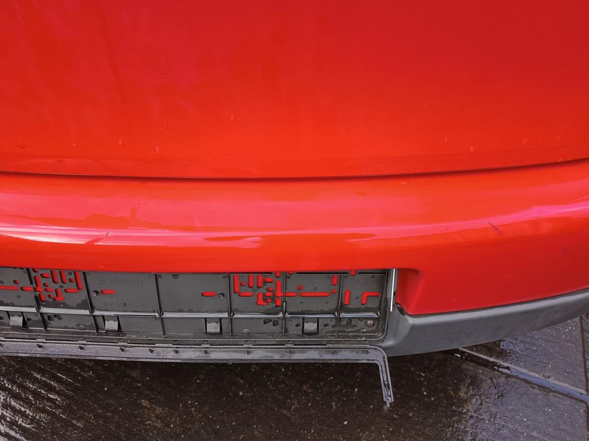 VW Golf V 5 original Stoßfänger hinten Stoßstange LY3D Tornadorot Bj 2004 VW Golf V 5 original Stoßfänger hinten Stoßstange LY3D Tornadorot Bj 2004