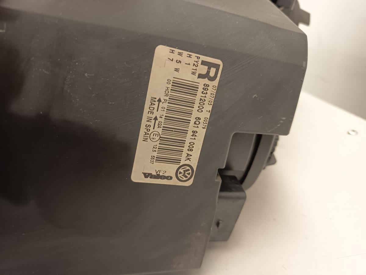 VW Polo 9N3 Bj 2005 original Scheinwerfer rechts Halogen Facelift ab 2005