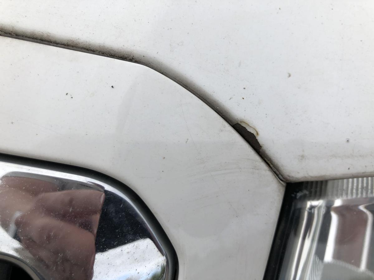 Skoda Fabia 6Y Praktik Motorhaube Haube Klappe Deckel vorn Grill LF9E Candywei&szlig;