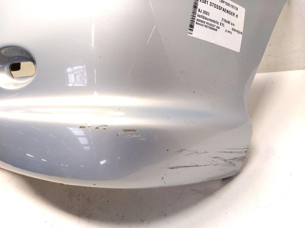 Peugeot 206 CC Cabrio original Stoßfänger Stoßstange hinten beschädigt Bj.2003