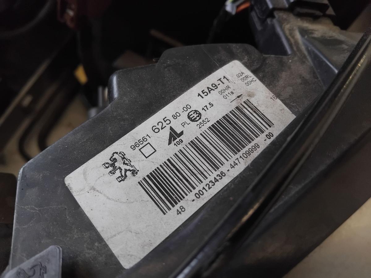 Peugeot 308 I original Scheinwerfer links Halogen mit LWR BJ2009 9656162580