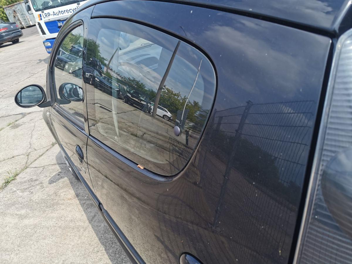 Citroen C1 P Tür Autotür Rohbautür Fondtür hinten links EXZ Schwarz Metallic