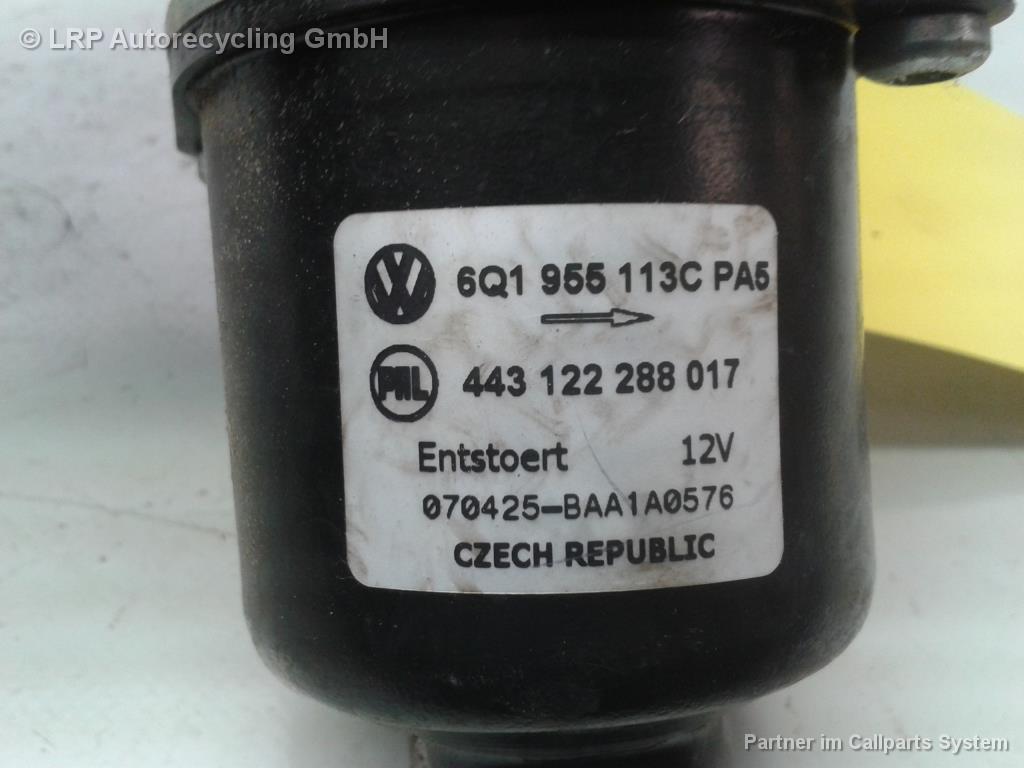 VW Polo 9N3 original Wischermotor vorn 443122288017 PAL BJ2007